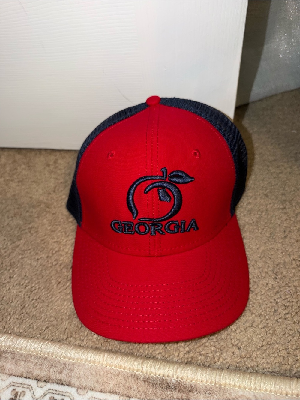 Georgia Red & Navy Trucker Hat